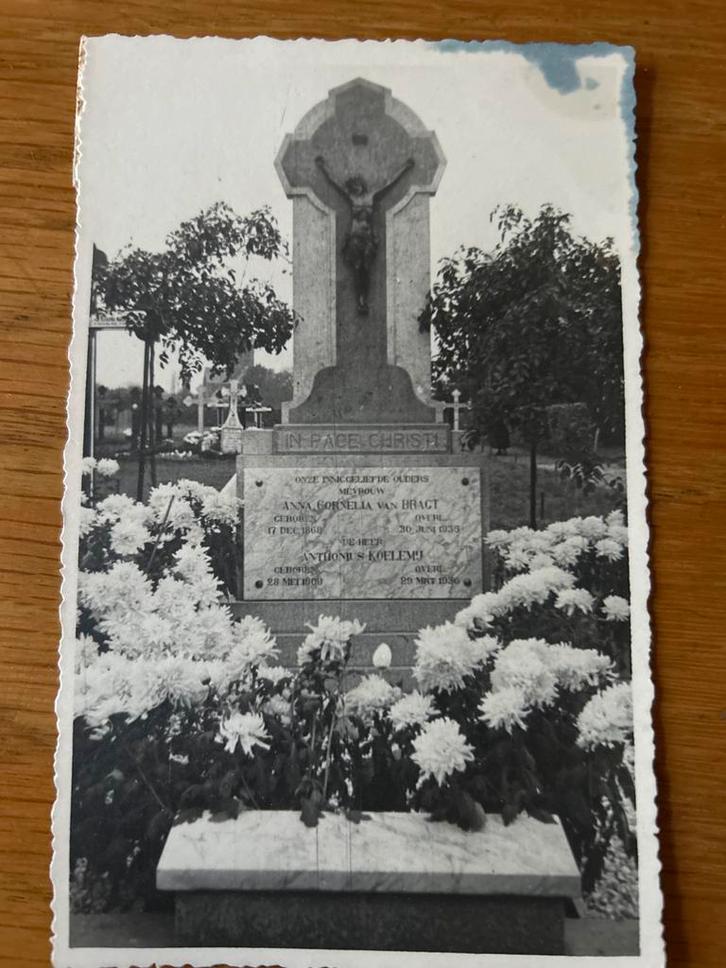Oude Ansichtkaart Nederlands Graf begraafplaats, Verzamelen, Ansichtkaarten | Nederland, Gelopen, 1920 tot 1940, Ophalen of Verzenden
