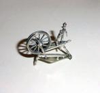 Miniatuur zilver spinnewiel 925, Verzenden, Zilver