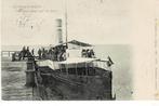 gel 1906 Scheveningen, HAL tender Columbus bij de Pier, Verzamelen, Scheepvaart, Verzenden, Gebruikt, Motorboot, Kaart, Foto of Prent