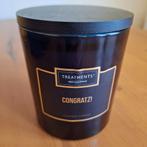 NIEUWE geurkaars TREATMENTS CONGRATZ, Huis en Inrichting, Woonaccessoires | Kandelaars en Kaarsen, Ophalen of Verzenden, Nieuw