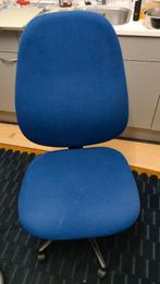Bureaustoel blauw, Ophalen, Gebruikt, Blauw, Bureaustoel