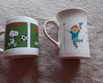 Twee vintage kinderbekers - Snoopy en Pluk van de Petteflet, Verzamelen, Ophalen of Verzenden, Overige figuren, Gebruikt, Servies