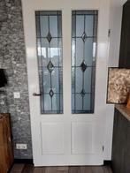 Mooie binnendeur glas en lood, Doe-het-zelf en Verbouw, Deuren en Horren, Ophalen, 80 tot 100 cm, Binnendeur, Glas