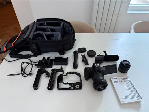 Canon eos m50 camera, Audio, Tv en Foto, Fotocamera's Digitaal, Zo goed als nieuw, Canon, 8 keer of meer, Ophalen of Verzenden