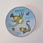 Vintage wandbord vissen jaren 70 wanddecoratie, Antiek en Kunst, Antiek | Keramiek en Aardewerk, Ophalen of Verzenden