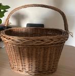 Rieten fietsmand met hendel afneembaar, Fietsen en Brommers, Fietsaccessoires | Fietsmanden, Ophalen, Gebruikt, Fietsmand