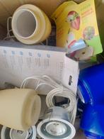 Doos met spotjes en trafos, Ophalen, Gebruikt, Glas, Plafondspot of Wandspot