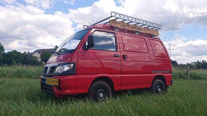 Piaggio porter 1.3 bus BJ 2010, Auto's, Bestelauto's, Bedrijf, ABS, Schuifdeur, Trekhaak, Piaggio, Benzine, Euro 4, Handgeschakeld