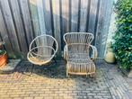 Gratis af te halen twee rotan stoelen vintage jaren 60, Ophalen
