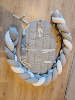 Sevibaby Grijs Braided Bedbumper en Babynest, Ophalen of Verzenden, Zo goed als nieuw