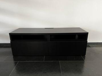 Ikea Besta TV Meubel - Zwart - afbeelding 2