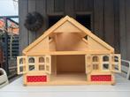 Beeboo houten poppenhuis incl meubels én poppetjes, Kinderen en Baby's, Ophalen of Verzenden, Zo goed als nieuw