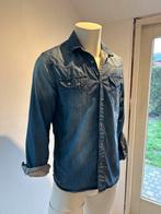 Matinique spijker overhemd - Maat S - Blauw, Ophalen of Verzenden, Blauw, Matinique, Halswijdte 38 (S) of kleiner