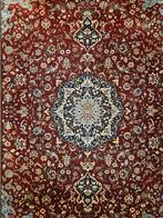 Vintage Perzisch wol vloerkleed medallion 200x295cm, Persian Perzisch vintage oosters hype, Gebruikt, 150 tot 200 cm, Ophalen of Verzenden