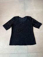 Blouse shirt met kant Studio Anneloes, Kleding | Dames, Blouses en Tunieken, Maat 38/40 (M), Studio Anneloes, Zwart, Ophalen of Verzenden
