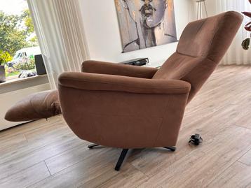 2x Elektrische Relaxstoel - bruin - Accu beschikbaar voor biedingen
