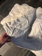 2x Donsdeken, Huis en Inrichting, Ophalen, Gebruikt, Eenpersoons, Wit