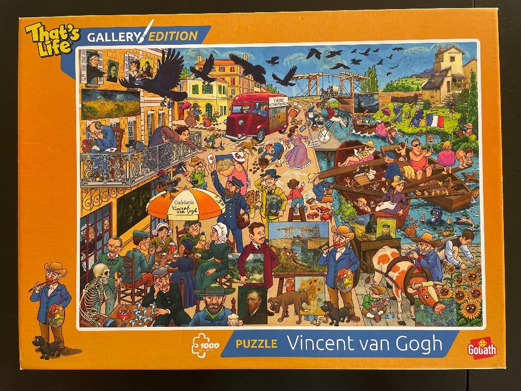 puzzel Vincent van Gogh, Ophalen, 500 t/m 1500 stukjes, Gebruikt, Legpuzzel