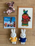 Knuffels nijntje dick bruna puzzel indiaantje knuffel hondje, Ophalen of Verzenden, Zo goed als nieuw, Babypop