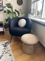 Ronde teddy fauteuil (zwart), Ophalen, Gebruikt, Minder dan 75 cm, Metaal