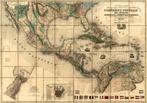 Antieke landkaart Caribbean Caribisch Gebied Zuid Amerika, Boeken, Atlassen en Landkaarten, Nederland, Ophalen of Verzenden, Landkaart