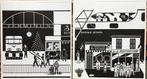 Gerd Arntz, 2 prenten , zeldzaam, Ophalen of Verzenden