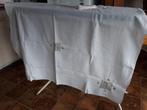 Vintage geborduurd tafelkleed met 6 servetten, Huis en Inrichting, Tafelkleden, Ophalen of Verzenden, Zo goed als nieuw, Rechthoek