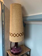 Vintage Schemerlamp met Stoffen Kap, Ophalen, Gebruikt, Stof, 75 cm of meer