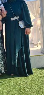 abiye jurk maat 50/52 groen, Galajurk, Verzenden, Maat 46/48 (XL) of groter, Zo goed als nieuw