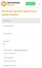 Taxi website in Rijswijk - lopende lijn, Ophalen of Verzenden, 1 handset
