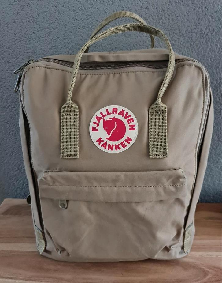 Fjallraven Kanken rugzak Fossil beige, Sieraden, Tassen en Uiterlijk, Tassen | Schooltassen, Zo goed als nieuw, Rugtas, Ophalen of Verzenden