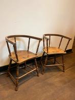 2x antieke houten poppenstoelen, Antiek en Kunst, Antiek | Speelgoed, Ophalen