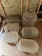 Melkglazen originele, Ophalen