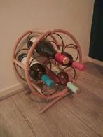 Rotan wijnrek, Huis en Inrichting, Overige materialen, Gebruikt, 5 tot 15 flessen, Ophalen of Verzenden