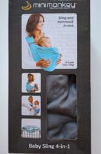 Minimonkey baby sling 4-in-1 zgan, Overige merken, Ophalen of Verzenden, Zo goed als nieuw, Rug