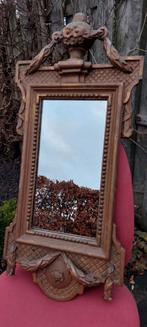 Antieke barokke spiegel, Ophalen of Verzenden, Rechthoekig, Minder dan 50 cm, Minder dan 100 cm