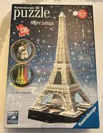 Eiffeltoren 3D puzzel (night edition), Ophalen of Verzenden, Minder dan 500 stukjes, Zo goed als nieuw, Rubik's of 3D-puzzel
