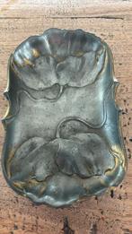 Jugendstil schaaltje tin klaproos, Antiek en Kunst, Antiek | Schalen, Ophalen of Verzenden