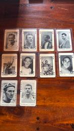 Maple Leaf speelkaarten - 9x wielrennen - 1x voetbal - 1950s, Verzamelen, Sportartikelen en Voetbal, Ophalen of Verzenden, Zo goed als nieuw