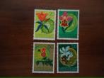 Inheemse flora Liechtenstein 1970, mi. 521-24 postfris, Ophalen of Verzenden, Postfris, Dier of Natuur