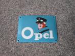 OPEL EMAILLE RECLAMEBORD, Ophalen, Zo goed als nieuw, Reclamebord