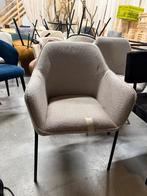 Beige teddy stoel, Ophalen, Zo goed als nieuw, Leer