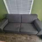 Bank + Fauteuil, Huis en Inrichting, Banken | Bankstellen, Ophalen, Gebruikt, Overige maten, Stof