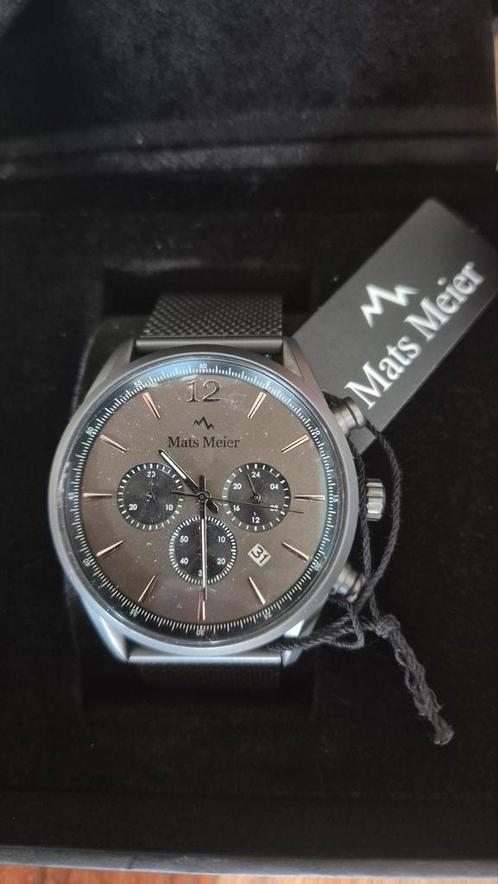 Horloge matte black Grand Cornier Chronograaf | Mats Meier, Sieraden, Tassen en Uiterlijk, Horloges | Heren, Zo goed als nieuw