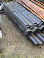 Dakplaten en grondankers, Dakplaat of Dakpanplaat, Gebruikt, Zwart, Ophalen of Verzenden