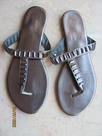 NIEUW metallic brons TEENSLIPPERS Flipflop HUNKEMOLLER 38 39, Overige kleuren, Nieuw, Hunkemöller, Sandalen of Muiltjes