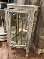 Antieke vitrine kast, Huis en Inrichting, Kasten | Vitrinekasten, Ophalen, 100 tot 150 cm, 25 tot 50 cm, Glas