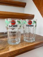 2x Bacardi mojito glas, Ophalen of Verzenden, Zo goed als nieuw, Borrel- of Shotglas