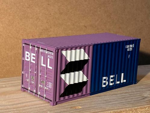 Tekno Bell line container, Hobby en Vrije tijd, Modelauto's | 1:50, Zo goed als nieuw, Bus of Vrachtwagen, Tekno, Ophalen of Verzenden