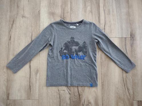 Prachtige grijze longsleeve met gorilla's van Koko Noko, 110, Kinderen en Baby's, Kinderkleding | Maat 110, Zo goed als nieuw